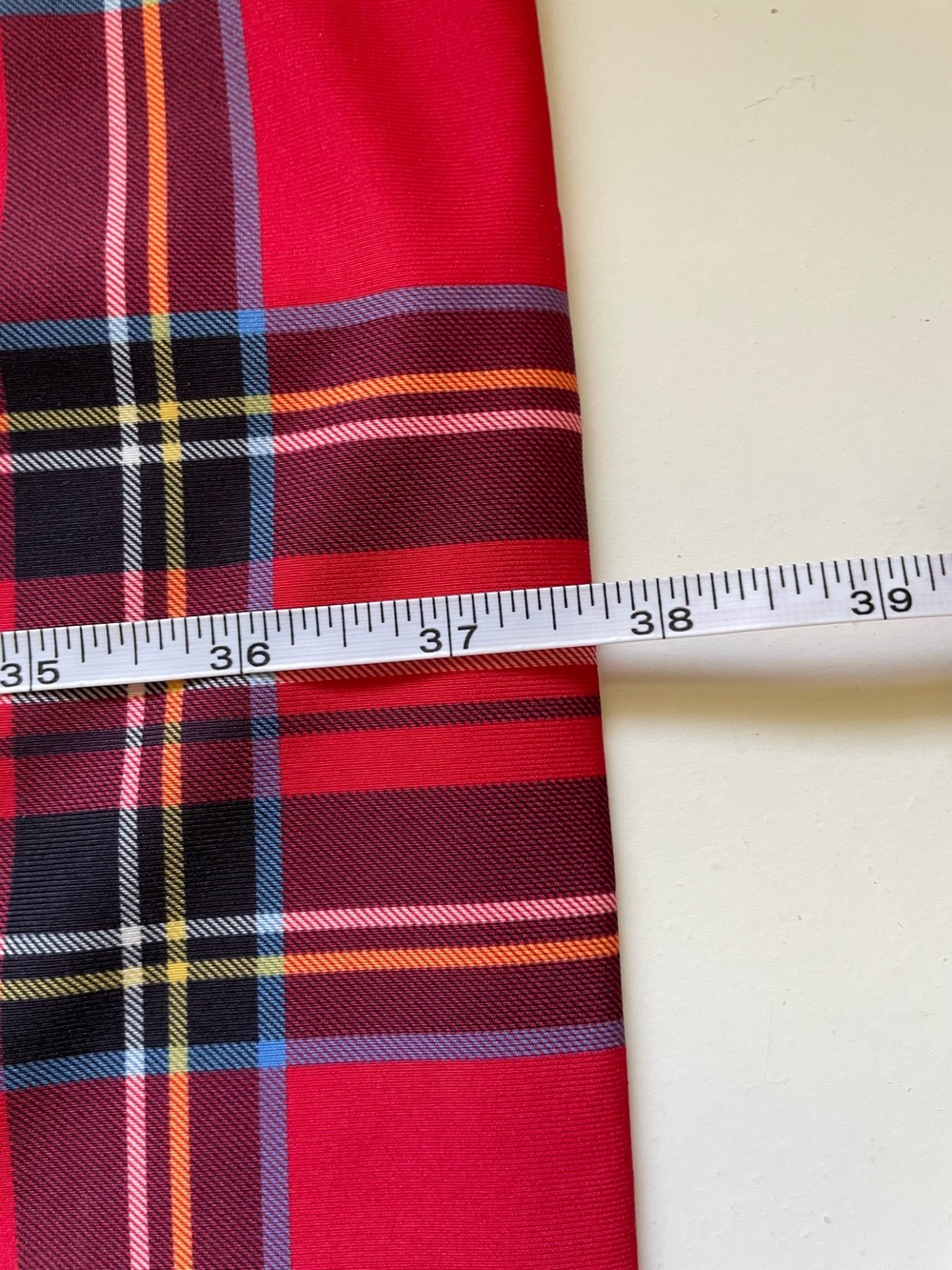 Dark Academia Plaid Shirt Dress Tie Waist Long Sleeve Large Gretchen Scott Paris - Picture 10 of 10